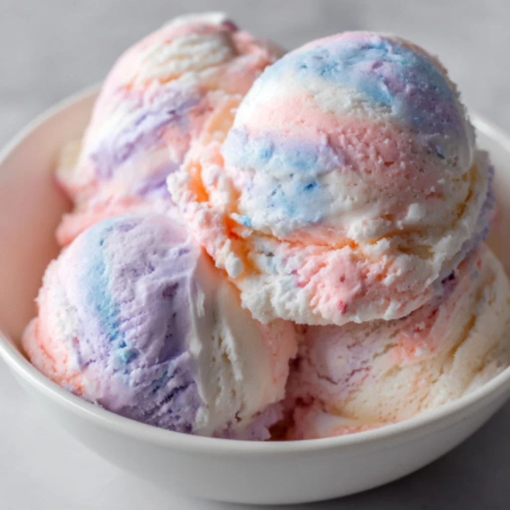 cotton candy ice cream