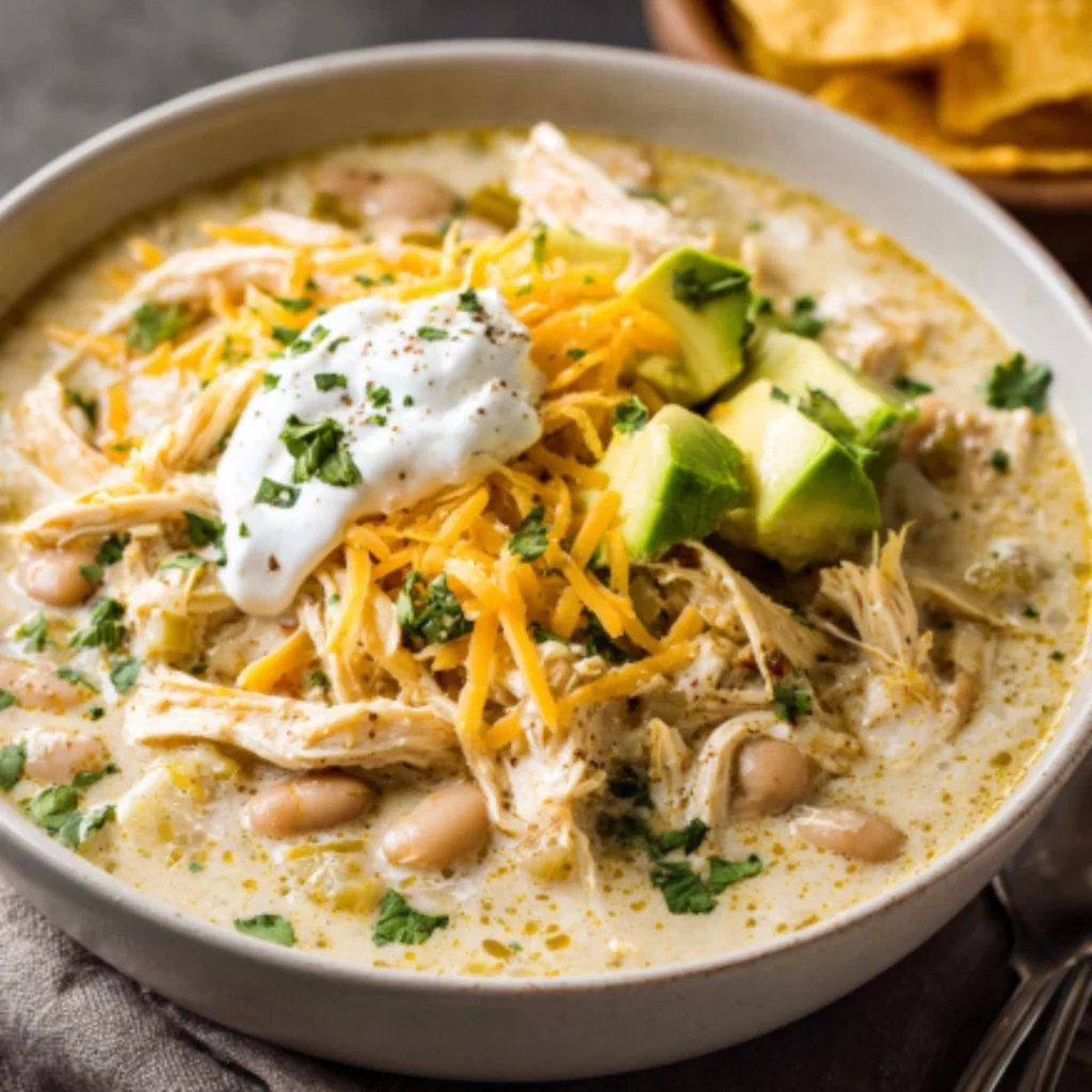 cream cheese chicken chili