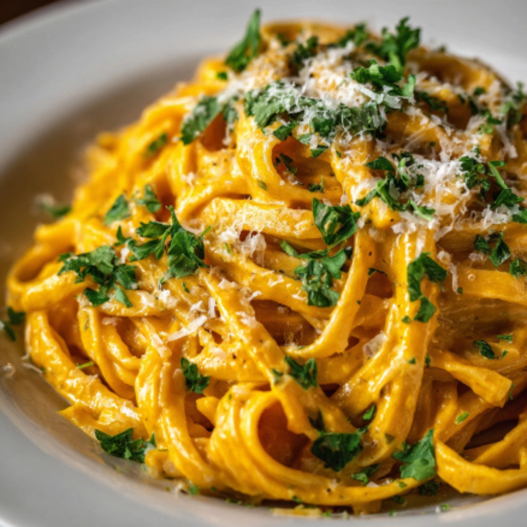creamy pumpkin pasta