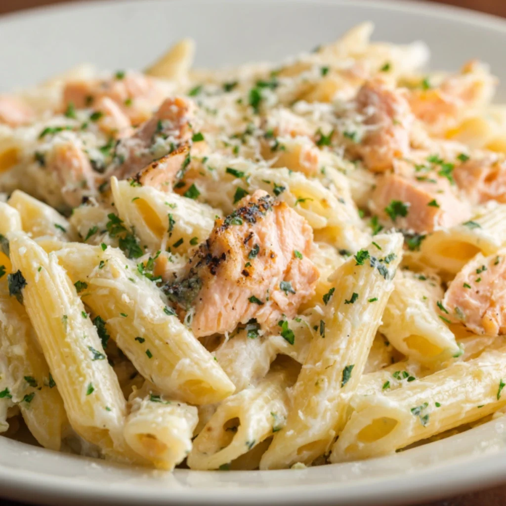 creamy salmon pasta