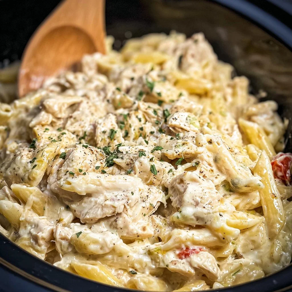 Crockpot Chicken Alfredo