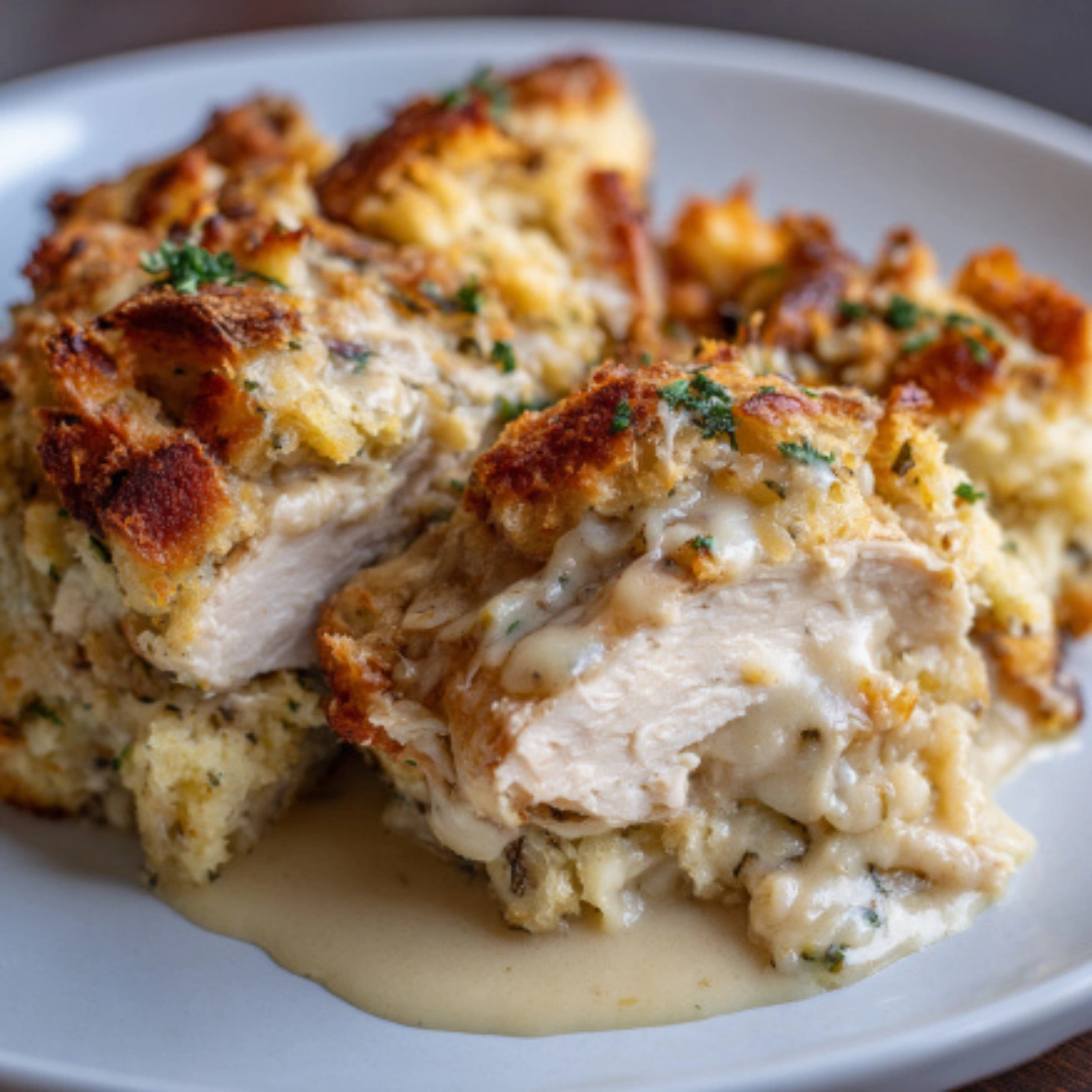crockpot chicken and stuffing