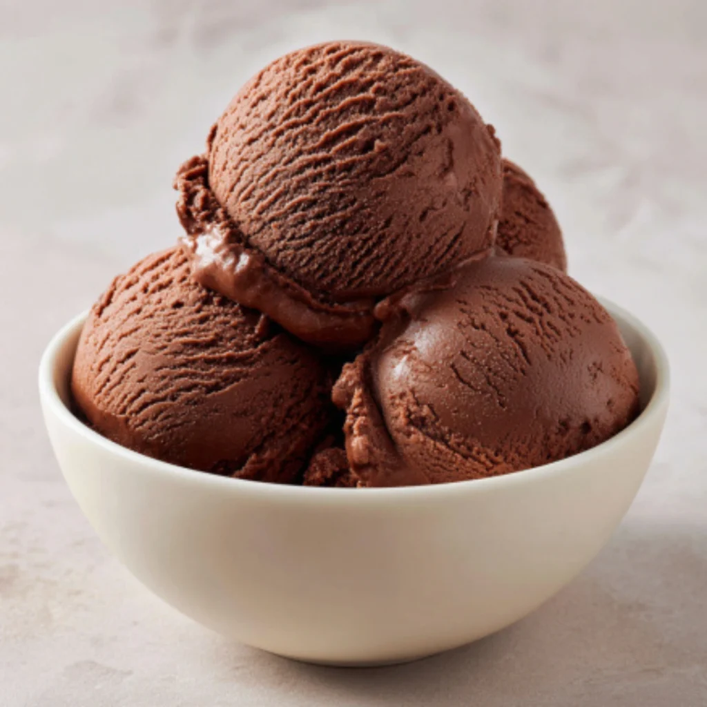 dark chocolate ice cream