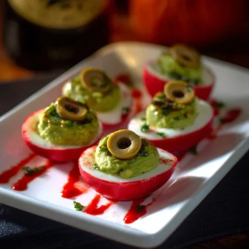 Eyeball Deviled Eggs