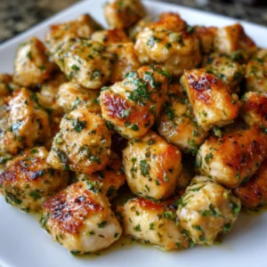 garlic butter chicken bites