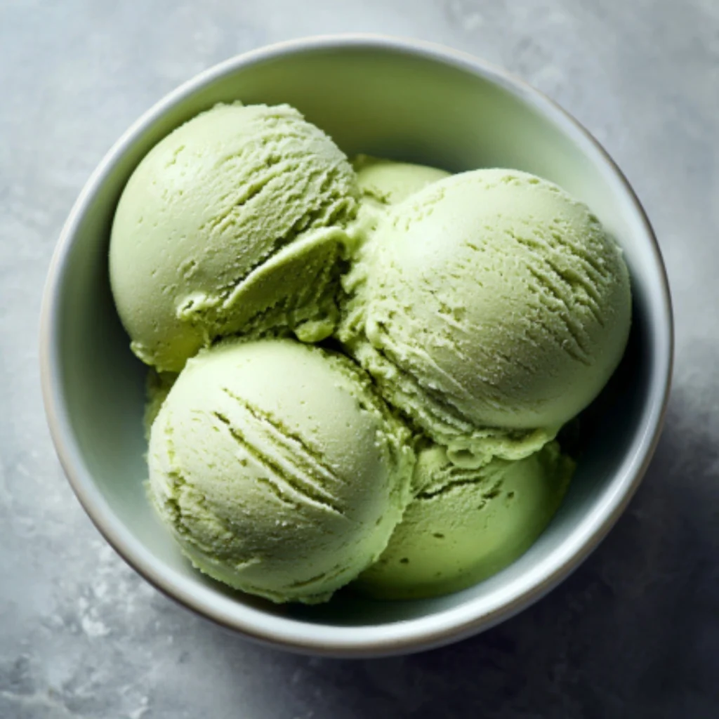 green ice cream