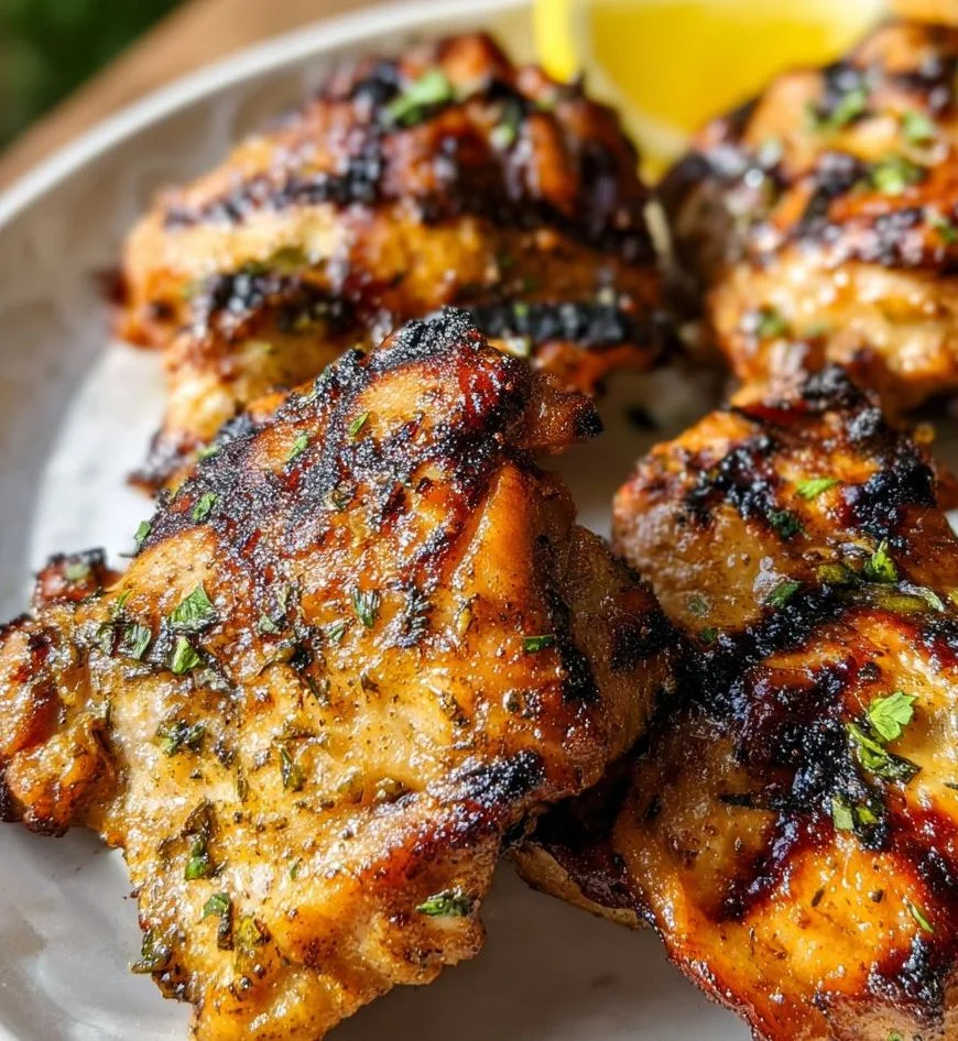 Grilled Chicken Thighs