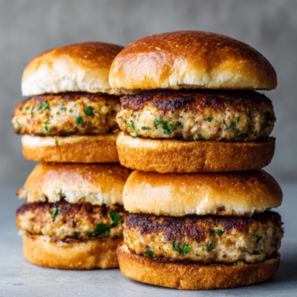 ground chicken burgers