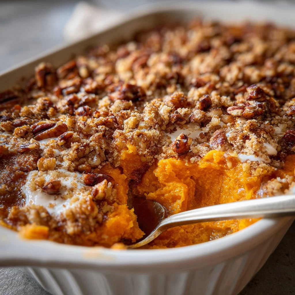 Healthy Sweet Potato Casserole