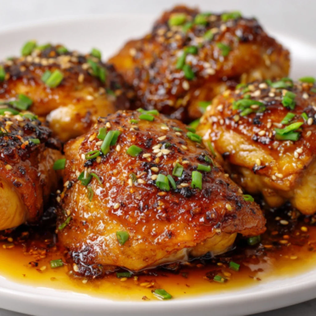 honey garlic chicken thighs