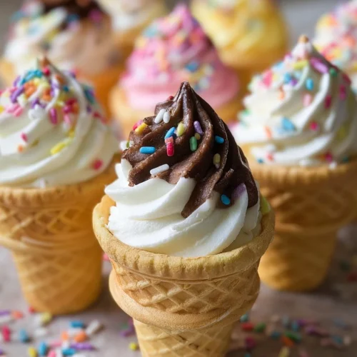 Ice Cream Cone Cupcakes