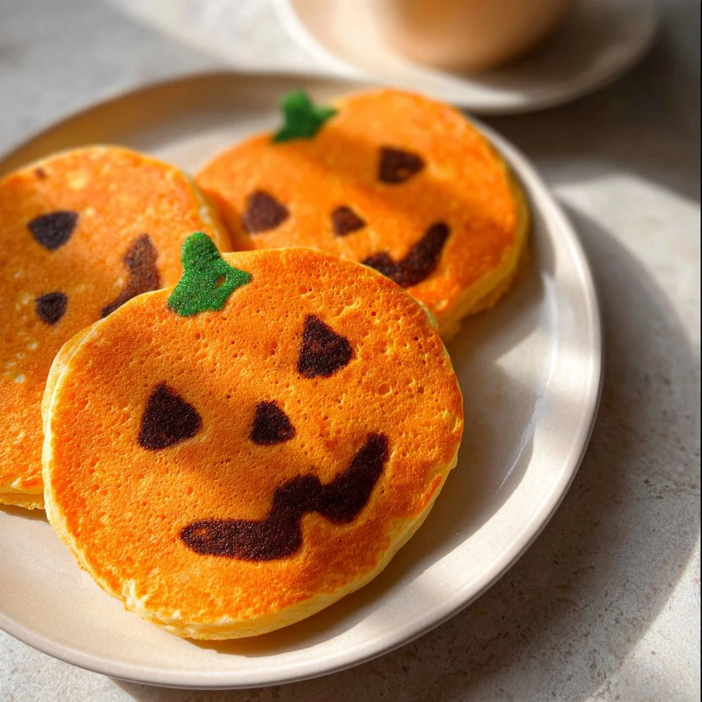 Jack-O-Lantern Pancakes