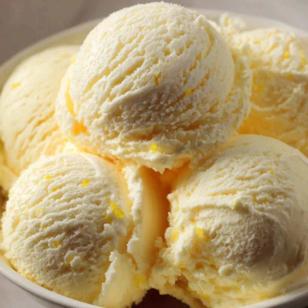 lemon ice cream
