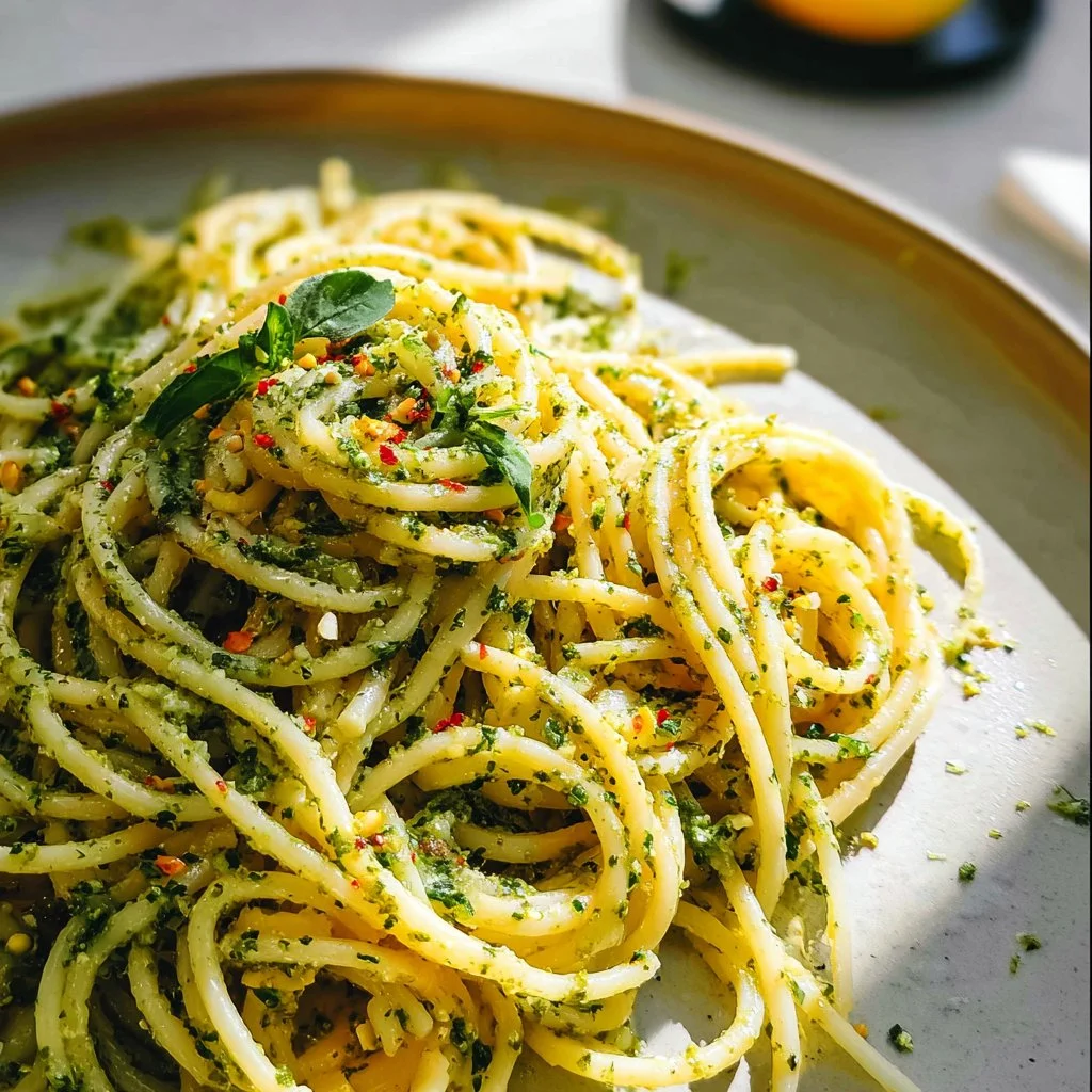 Lemon Pesto Pasta