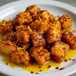 orange tofu
