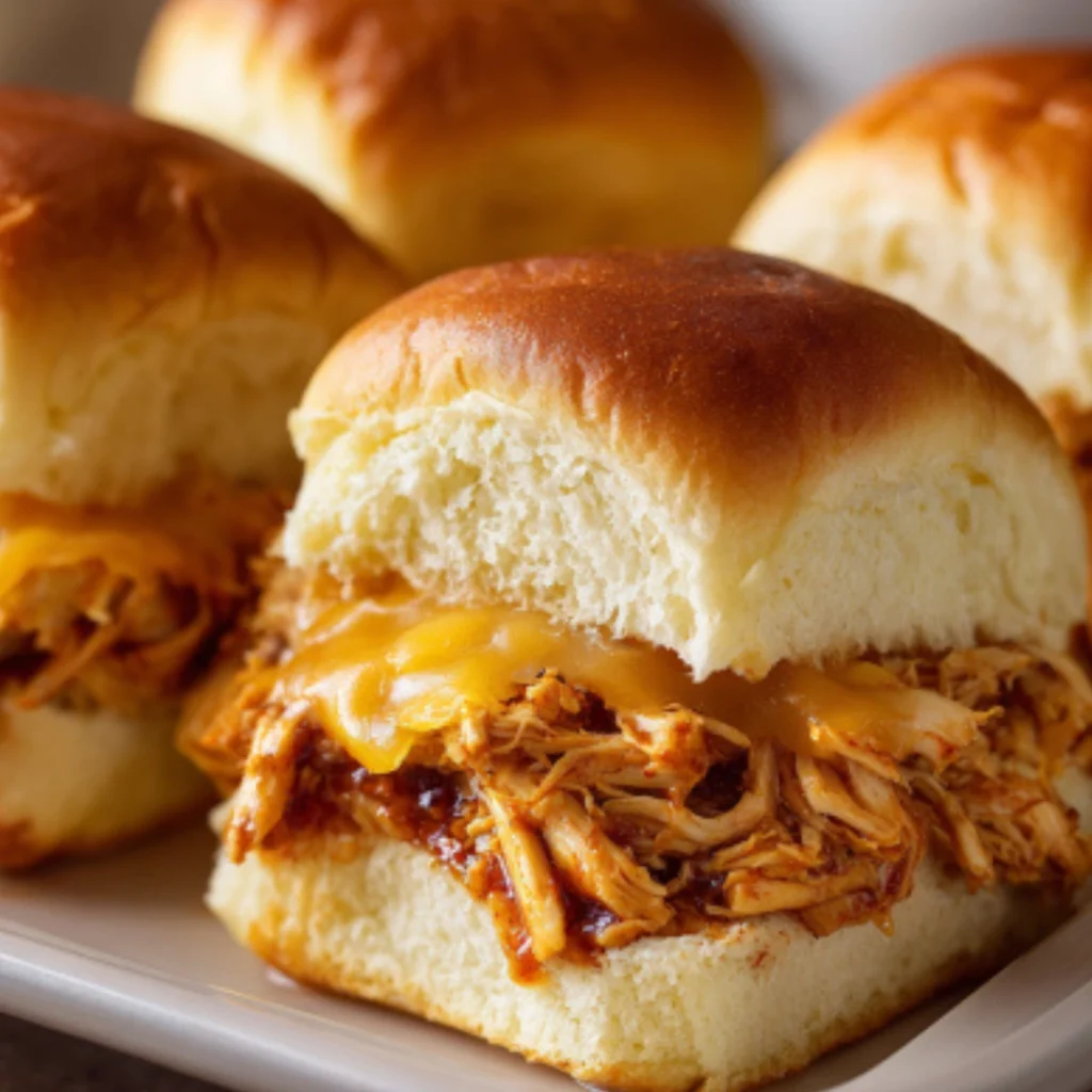 pulled chicken sandwiches