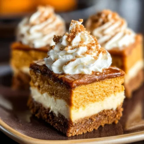 Pumpkin Cheesecake Bars