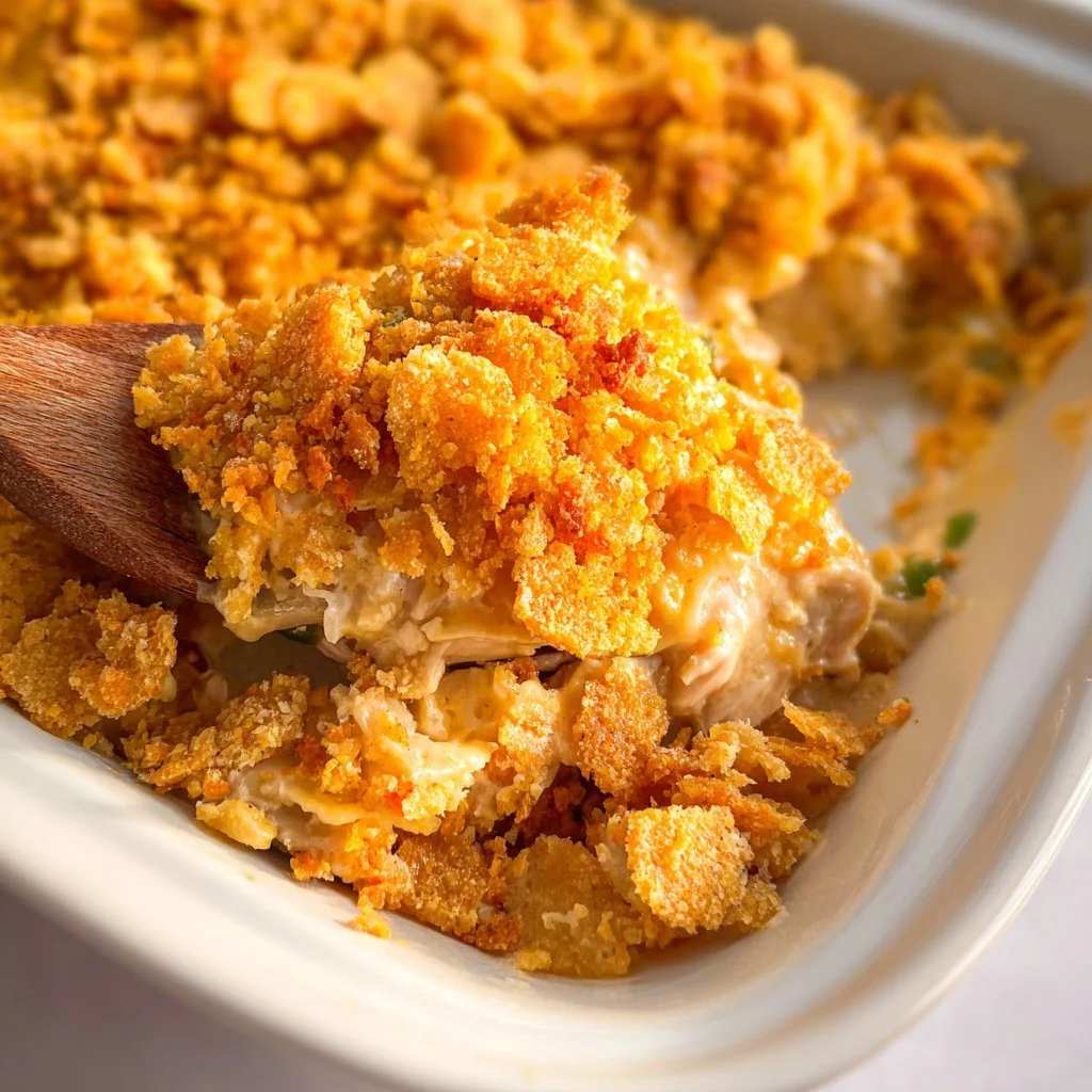Ritz Cracker Chicken Casserole