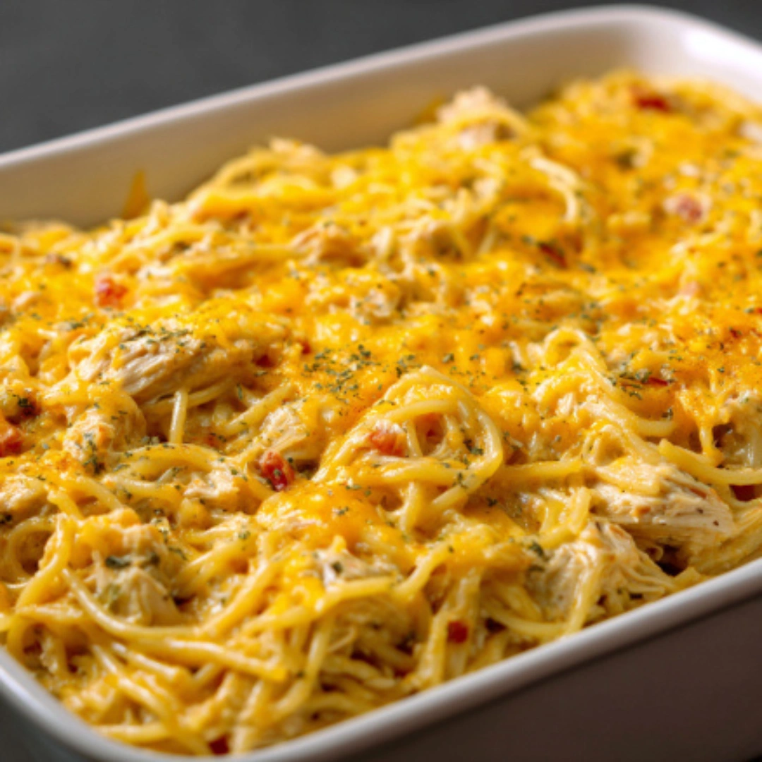 rotel chicken spaghetti