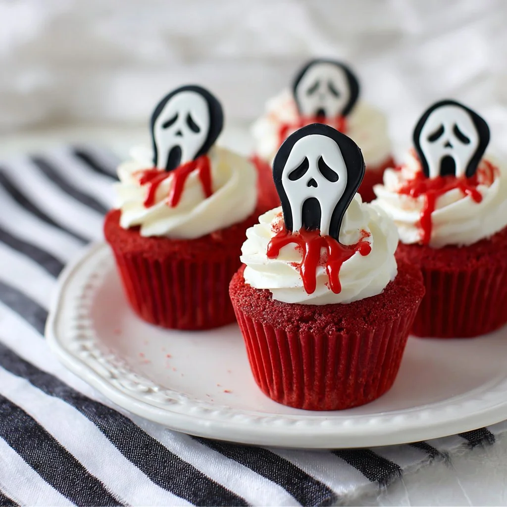 Scream Cupcakes