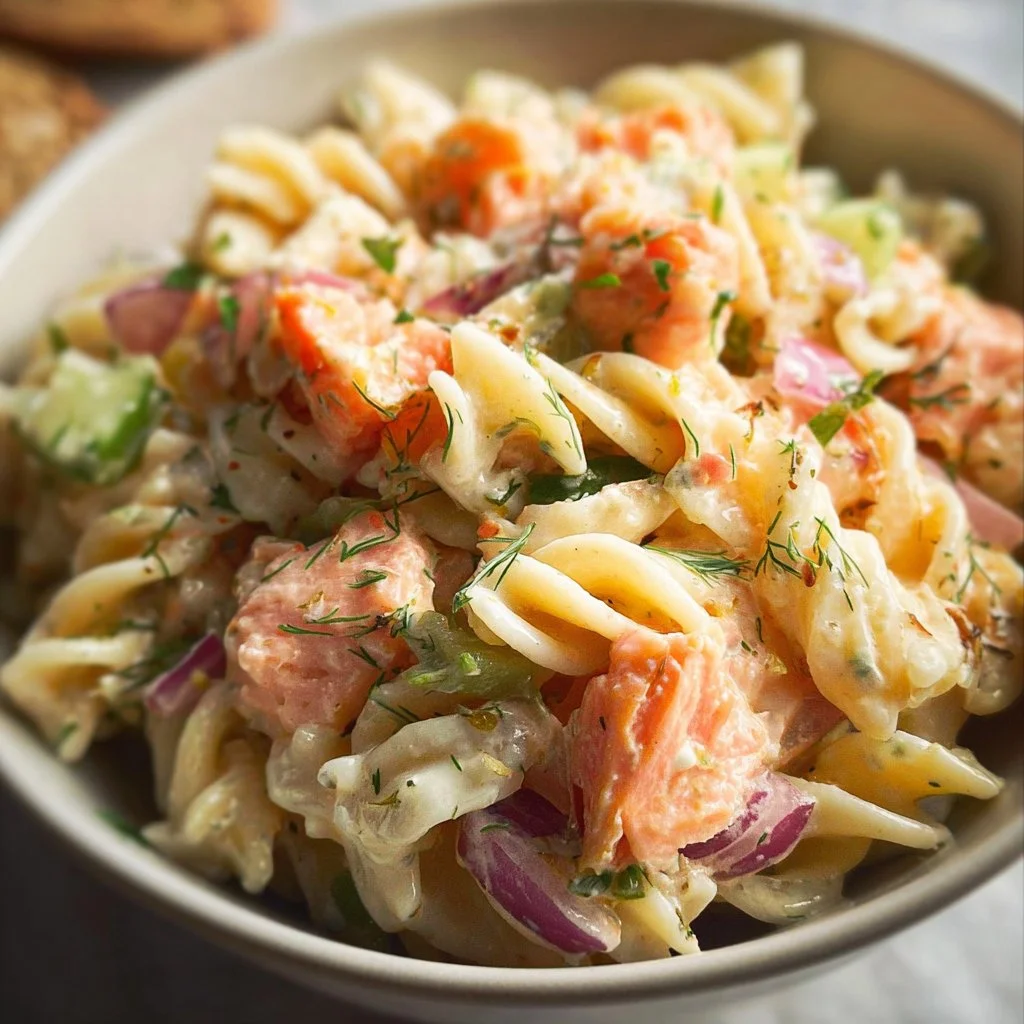 Smoked Salmon Pasta Salad