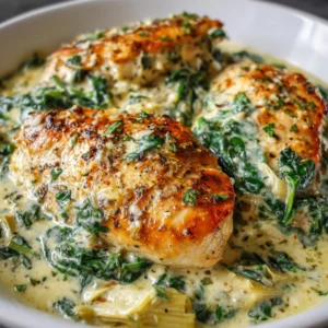 spinach artichoke chicken