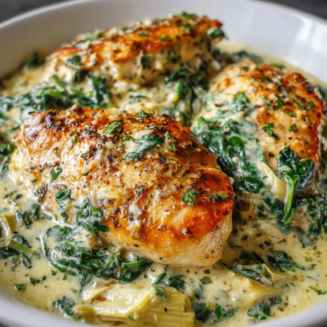 spinach artichoke chicken