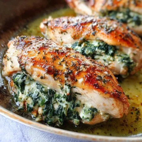 Spinach Stuffed Chicken