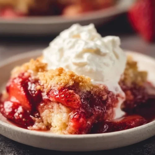 Strawberry Cheesecake Dump Cake recipe