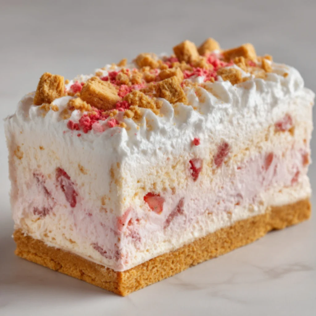 strawberry ice cream cake