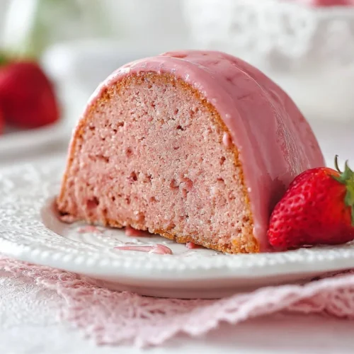 Strawberry Pound Cake
