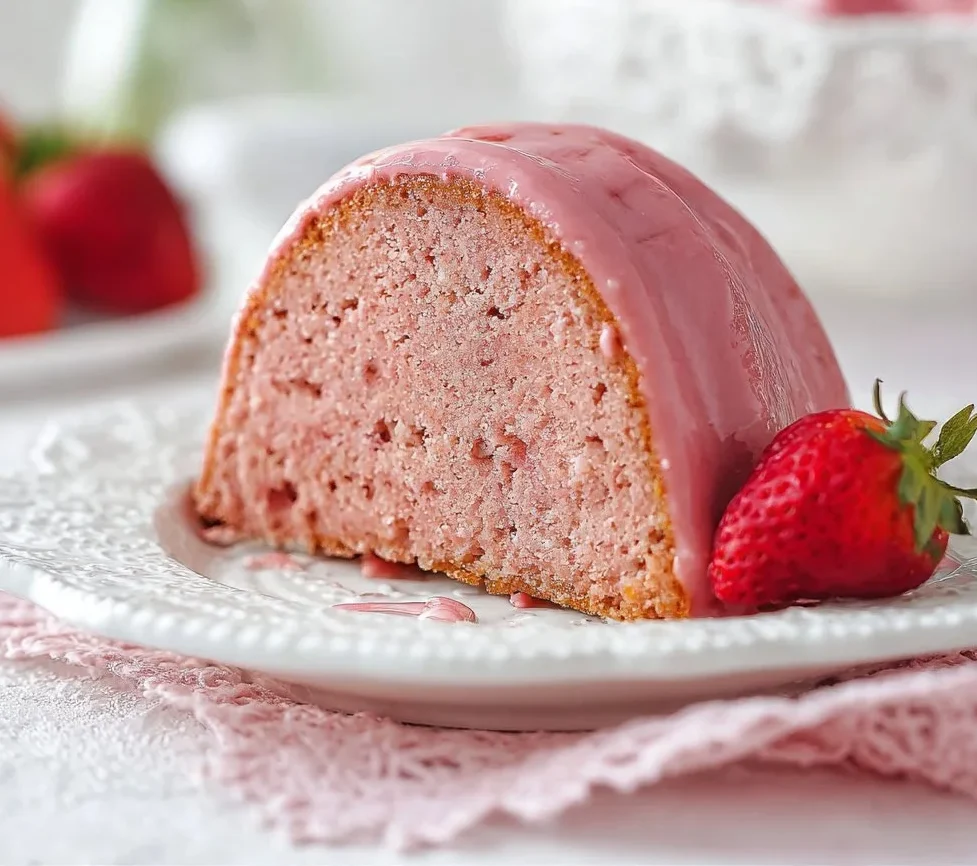 Strawberry Pound Cake