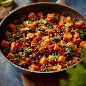 Sweet Potato Black Bean Skillet