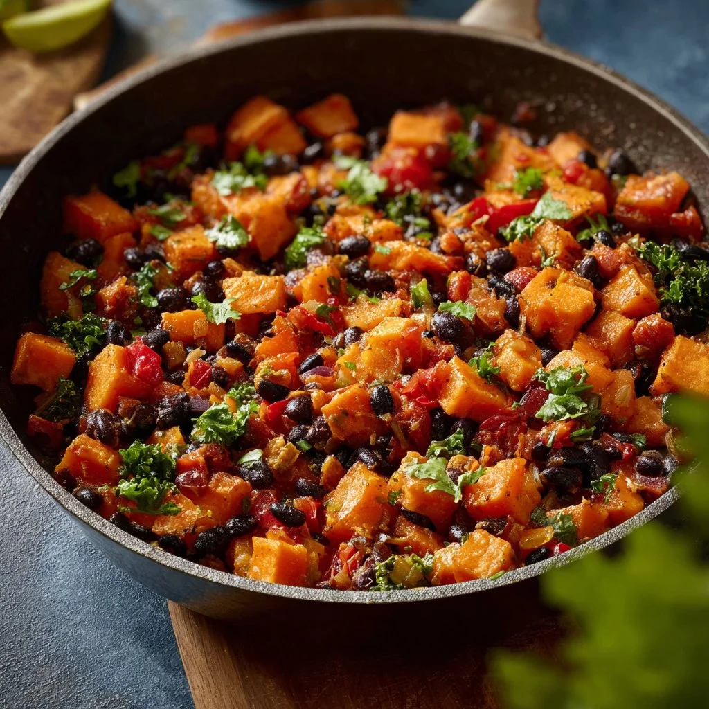 Sweet Potato Black Bean Skillet
