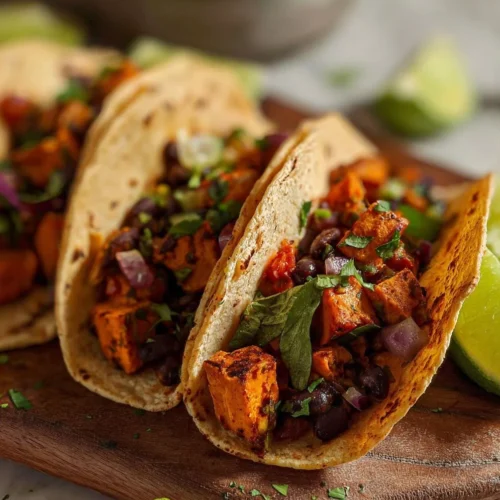 Sweet Potato Black Bean Tacos