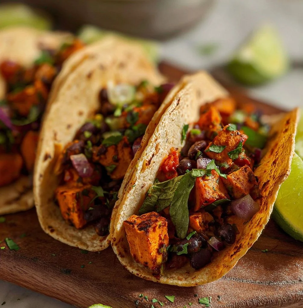 Sweet Potato Black Bean Tacos