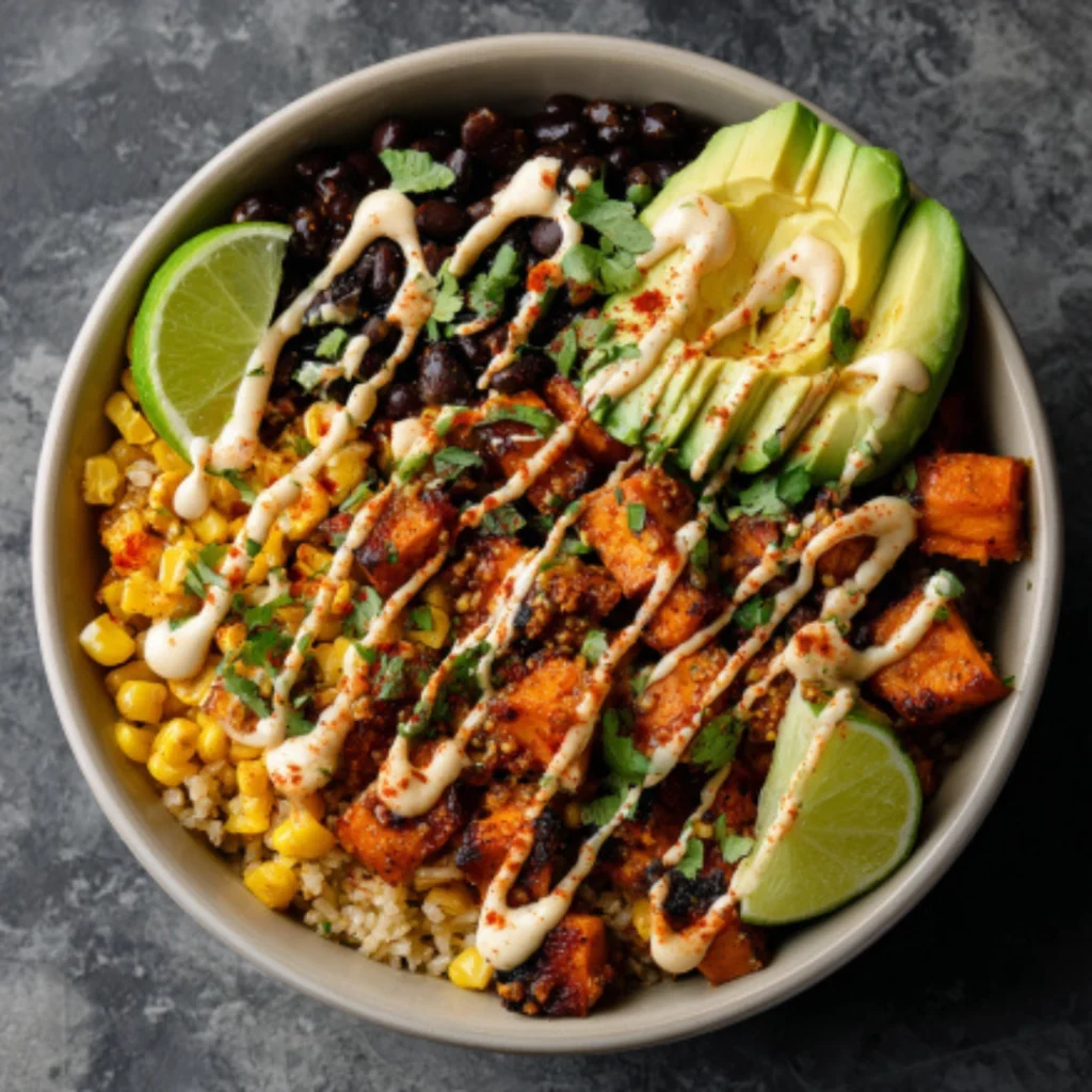sweet potato taco bowls