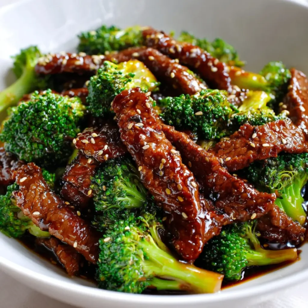 teriyaki beef and broccoli