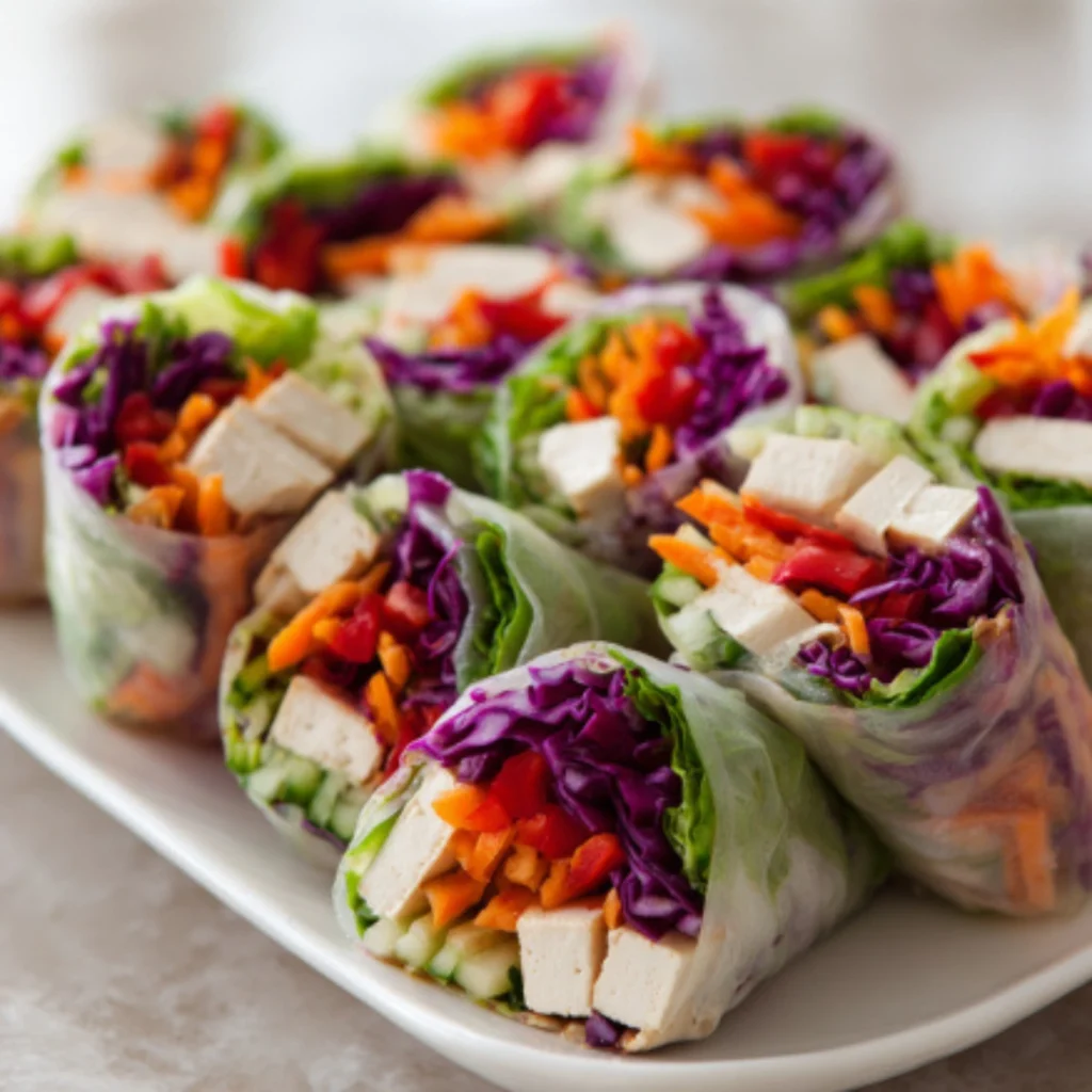 tofu spring rolls