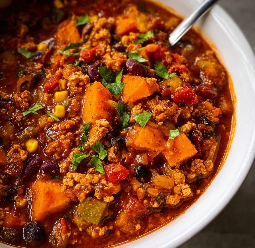 Turkey Sweet Potato Chili