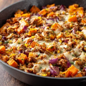turkey sweet potato skillet