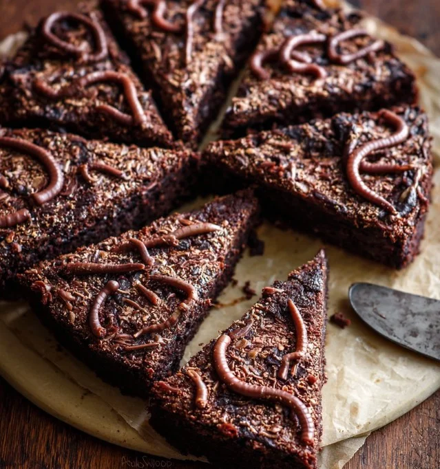 Worms in Dirt Mousse Cake