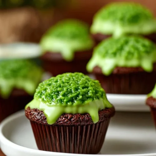 Zombie Brain Brownie Bites