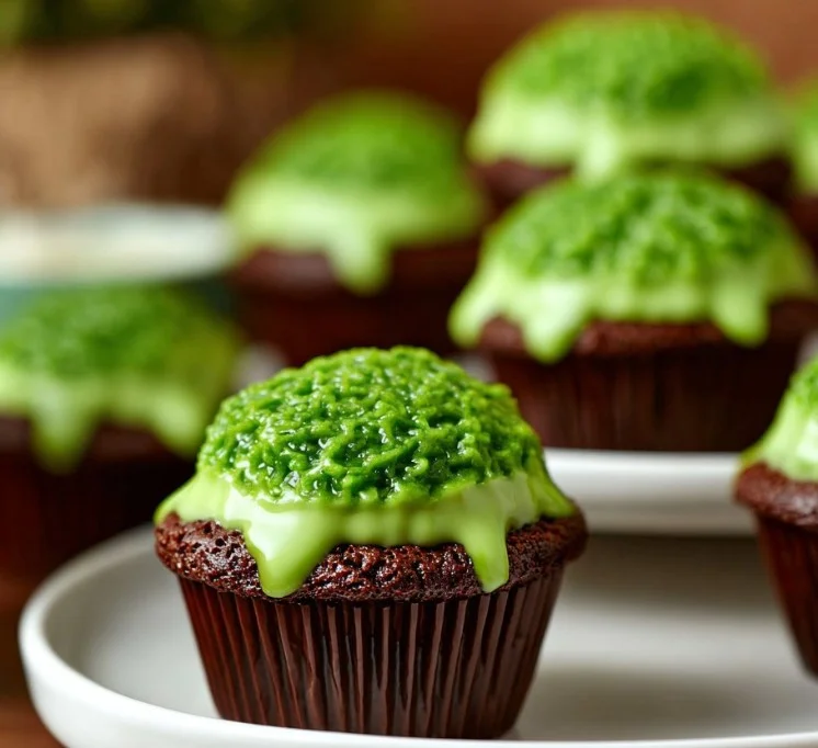 Zombie Brain Brownie Bites