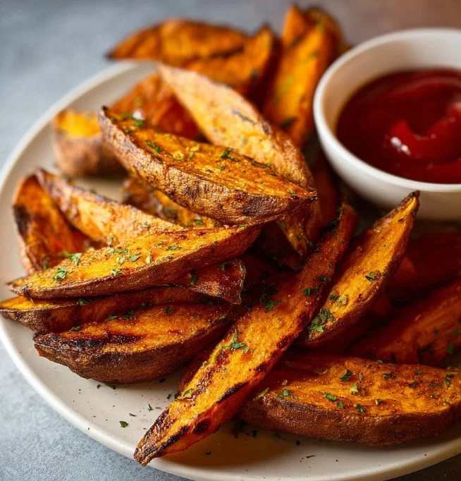 Air Fryer Sweet Potato Wedges