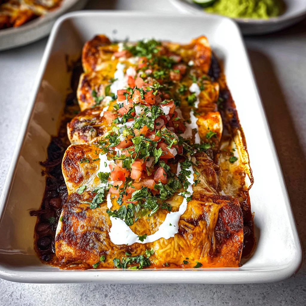 Black Bean and Sweet Potato Enchiladas