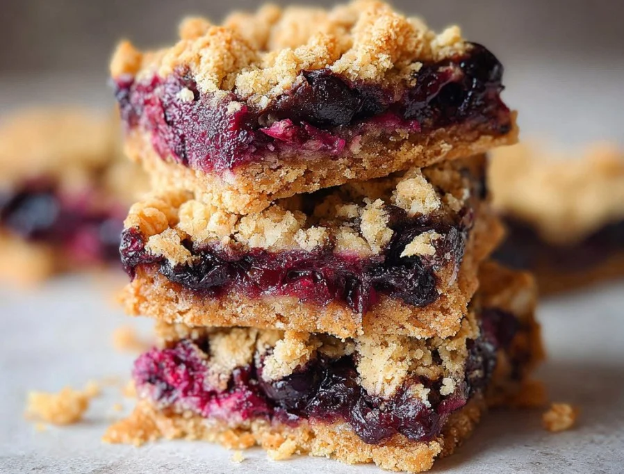 Blueberry Crumble Bars