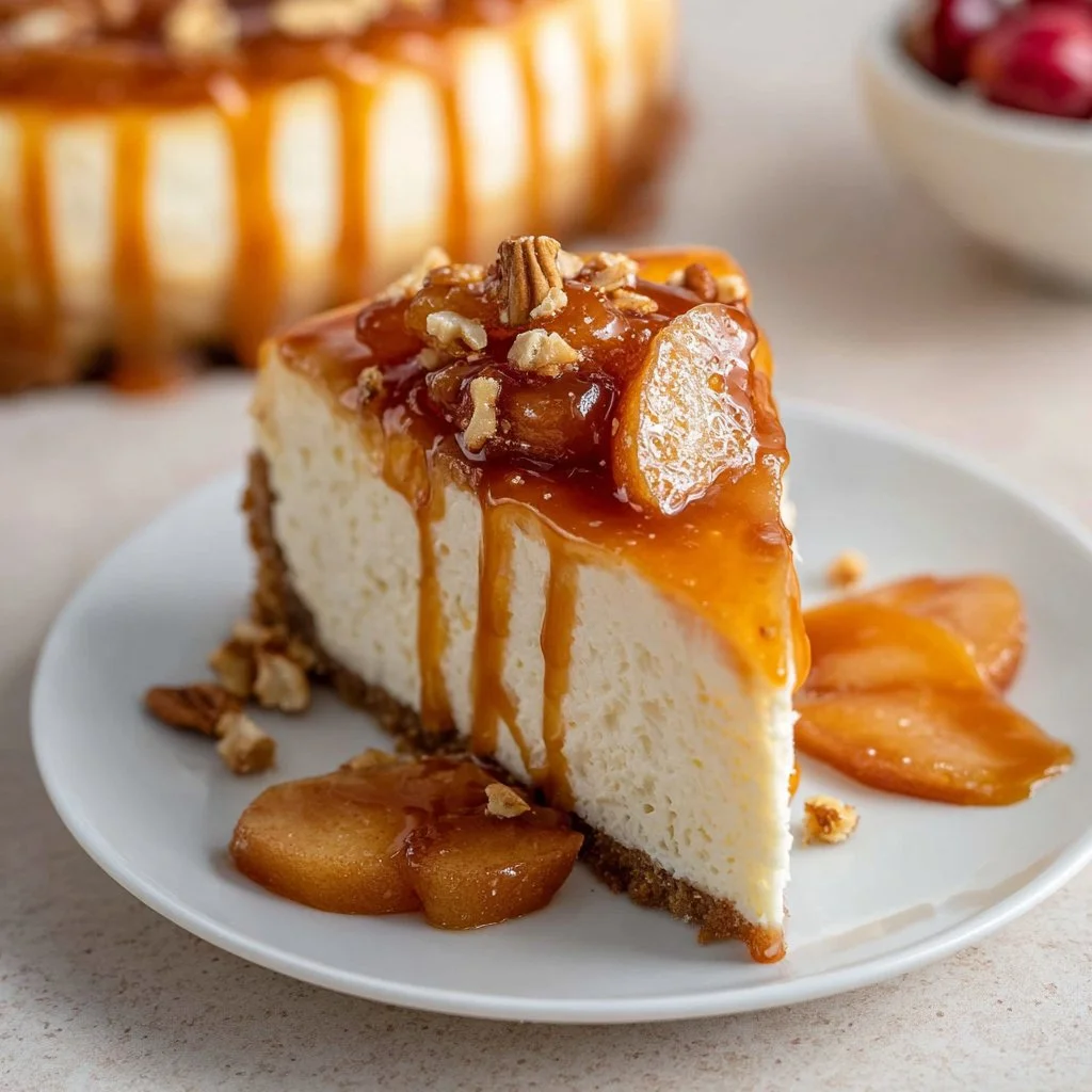 Caramel Apple Cheesecake