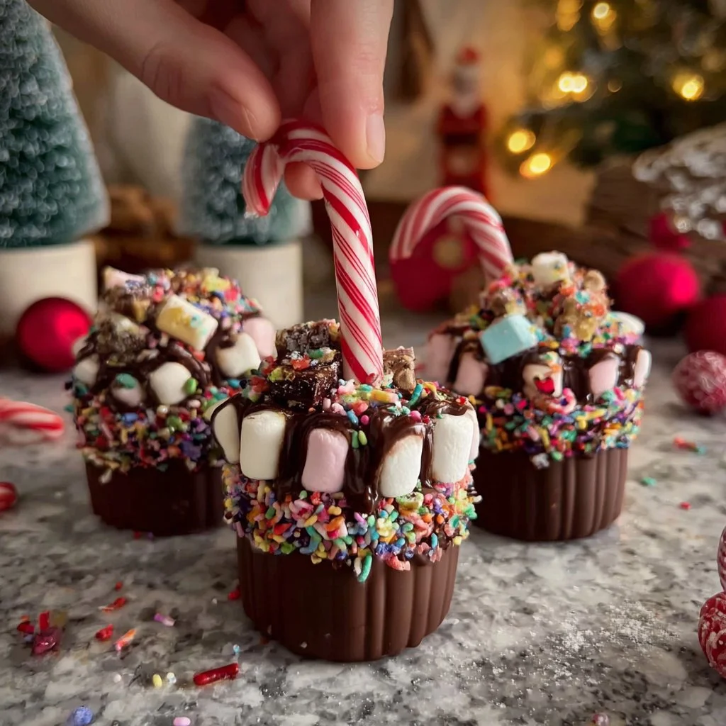 Delicious chocolate hot cups ready to warm you up on a cold day