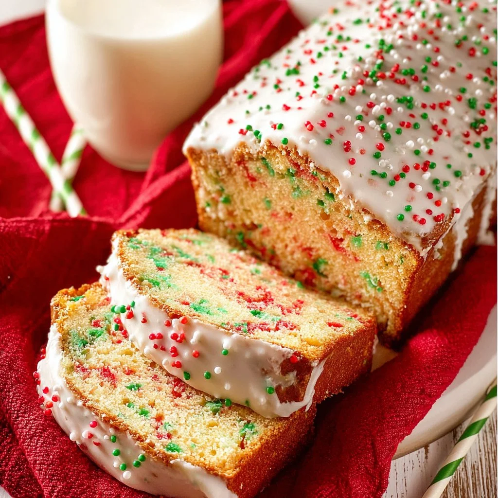 Delicious homemade Christmas bread adorned with festive decorations.